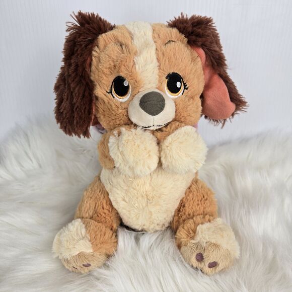 Disney Babies Lady and the Tramp Lady in a Blanket Swaddle Pouch Plush 9" - Picture 8 of 14